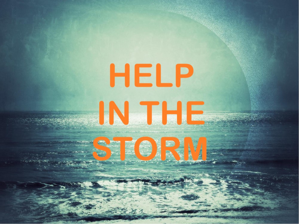 finding help in the storm blog post